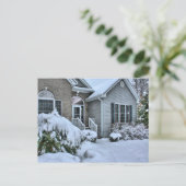 Carte Postale Maisons d'hiver (Debout devant)