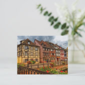 Carte Postale Maisons en Colmar, Alsace, France (Debout devant)