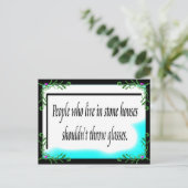 Carte Postale Maisons en pierre (Debout devant)