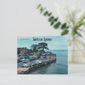 Carte Postale Maisons en Sierra Leone (Debout devant)