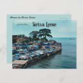 Carte Postale Maisons en Sierra Leone (Devant / Derrière)