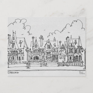 Carte Postale Maisons françaises, Cobourg   Normandie, France