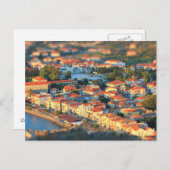 Carte Postale Maisons minuscules en Myrina, Limnos, Grèce (Devant / Derrière)