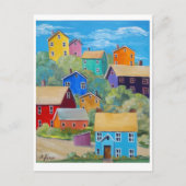 Carte Postale Maisons Rainbow Hillside (Devant)