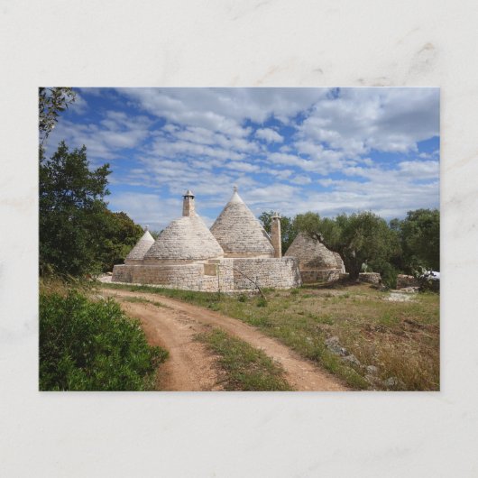 Carte Postale Maisons Trulli dans les Pouilles/Pouilles (Devant)