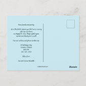 Carte Postale Maisons Whimsical modifiables Moving Faire-part (Dos)