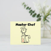 Carte Postale Maître Chef (Debout devant)