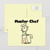Carte Postale Maître Chef (Devant / Derrière)