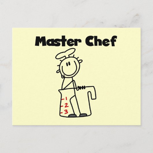 Carte Postale Maître Chef (Devant)