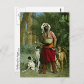 Carte Postale Maître de Hounds par Gerome (Devant / Derrière)