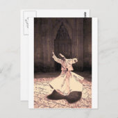 Carte Postale maître de sufi dans la transe (Devant / Derrière)