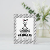 Carte Postale Maître de Zebrate, Zebra (Debout devant)
