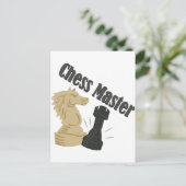 Carte Postale Maître d'échecs (Debout devant)