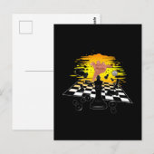 Carte Postale Maître d'échecs (Devant / Derrière)