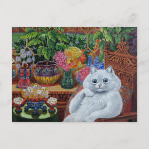 Carte Postale « Maître du Collège des Chats » par Louis Wain