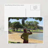 Carte Postale maître-nageur de plage de darwin (Devant / Derrière)