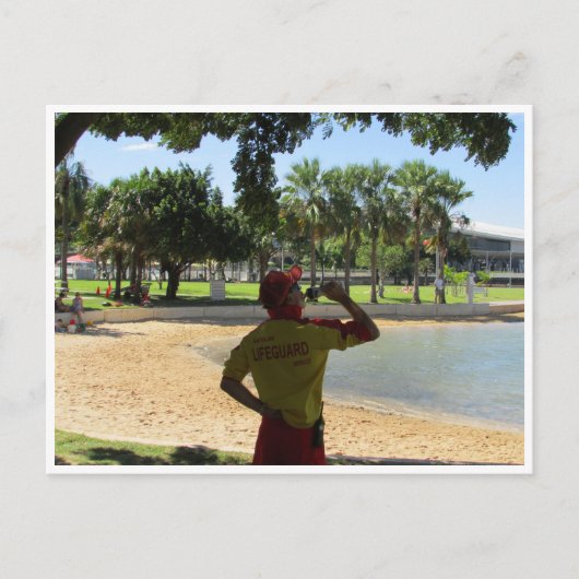 Carte Postale maître-nageur de plage de darwin (Devant)