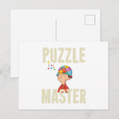 Carte postale maître Puzzle (Devant / Derrière)
