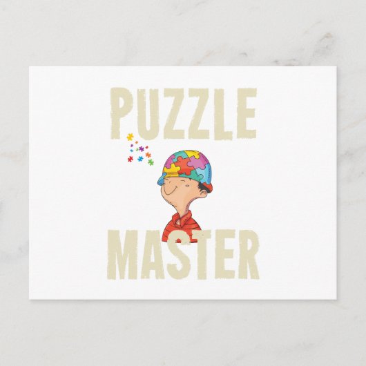 Carte postale maître Puzzle (Devant)