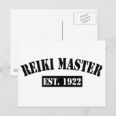 Carte Postale Maître Reiki (Devant / Derrière)