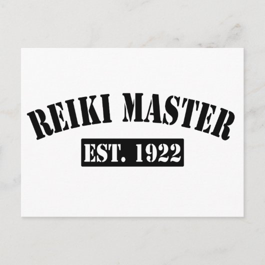 Carte Postale Maître Reiki (Devant)