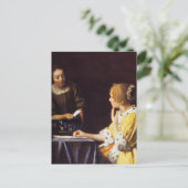 Carte Postale Maîtresse et bonne (Debout devant)