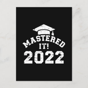 Carte Postale Maîtrisé en 2022 pour la remise des diplômes de ma