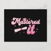 Carte Postale Maîtrise Il Maîtrise Diplômé MBA (Devant)