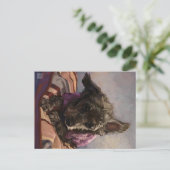 Carte Postale Maîtriser le caniche (Debout devant)