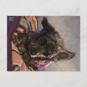 Carte Postale Maîtriser le caniche