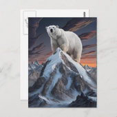 Carte Postale Majesté de l'Arctique (Devant / Derrière)