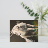 Carte Postale Majesté la licorne. (Debout devant)