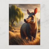 Carte Postale Majestic Aardvark dans Serene Field (Devant)