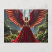 Carte postale Majestic Angel Fine Art - Fanta Vibr (Devant)