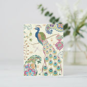 Carte Postale Majestic Blue Peacock (Debout devant)