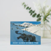 Carte Postale Majestic Snowbound Mt. Rainier (Debout devant)