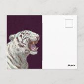 Carte Postale Majestic White Tiger – Postcard Design (Dos)