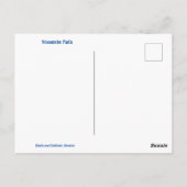 Carte postale Majestic Yosemite Falls (Dos)