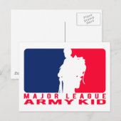 Carte Postale Major League Army Kid (Devant / Derrière)