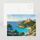 Carte Postale Majorque Capdepera Espagne (Devant / Derrière)