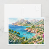 Carte Postale Majorque, Espagne Palma (Devant / Derrière)