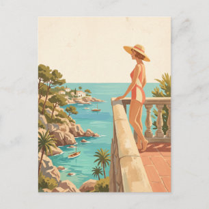Carte Postale Majorque Espagne Voyage Vintage Côte Espagnole