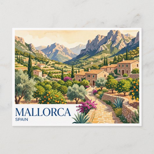 Carte Postale Majorque Sóller Espagne (Devant)
