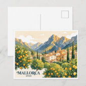 Carte Postale Majorque Sóller Espagne (Devant / Derrière)