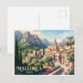 Carte Postale Majorque Valldemossa Espagne (Devant / Derrière)