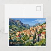 Carte Postale Majorque Valldemossa Espagne (Devant / Derrière)