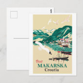 Carte Postale Makarska, Croatie (Devant / Derrière)