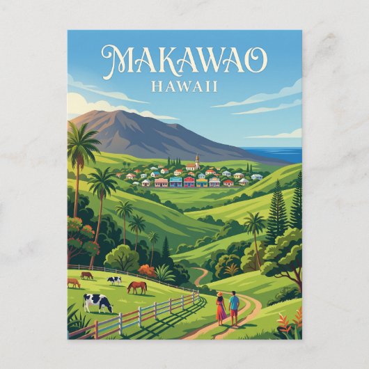 Carte Postale Makawao États-Unis (Devant)