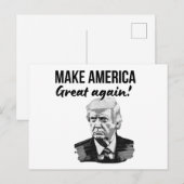 Carte Postale Make America Great Again 2024 (Devant / Derrière)