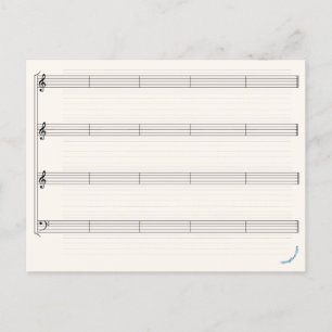 Carte Postale "Make Your own Music' Rising Dove